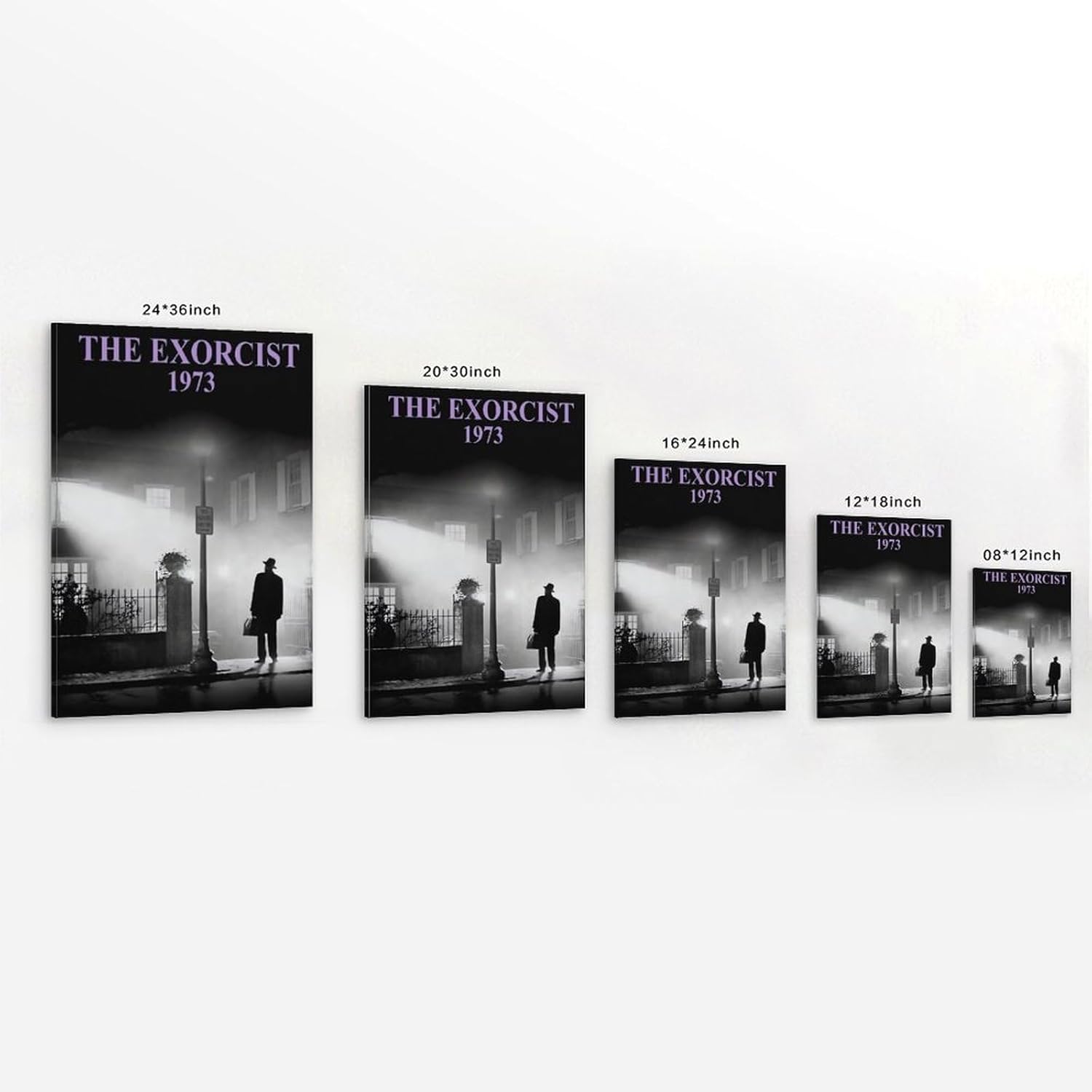 LETOOUY The Exorcist 1973 Poster Decorative Painting Canvas Wall Art Living Room Poster Bedroom Painting Wall Art Picture Print Modern Family Room Decor 08 x 12 inches (20 x 30 cm) - Image 2