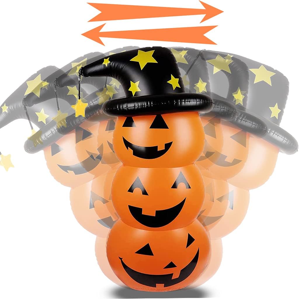 Inflatable Pumpkin Tumbler - Halloween Props, Roly-Poly Decoration - Image 4