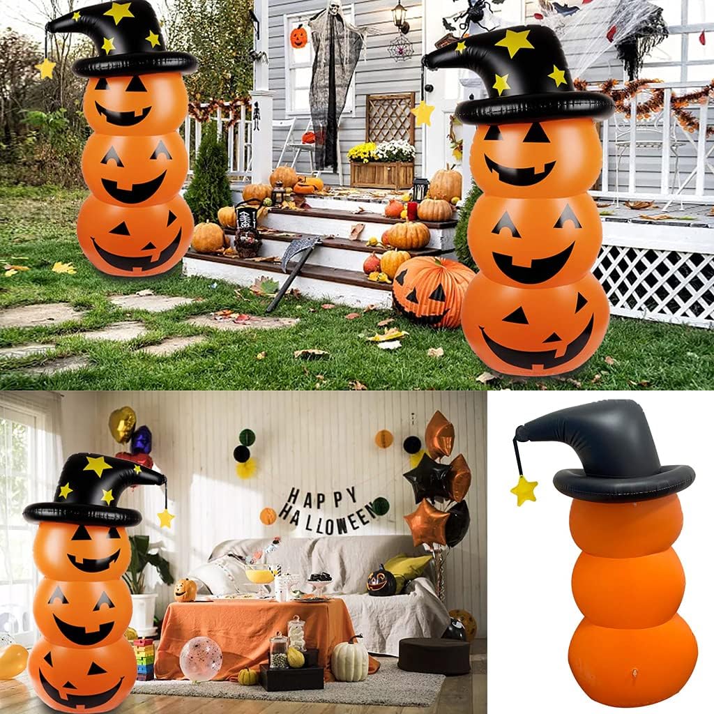 Inflatable Pumpkin Tumbler - Halloween Props, Roly-Poly Decoration - Image 5