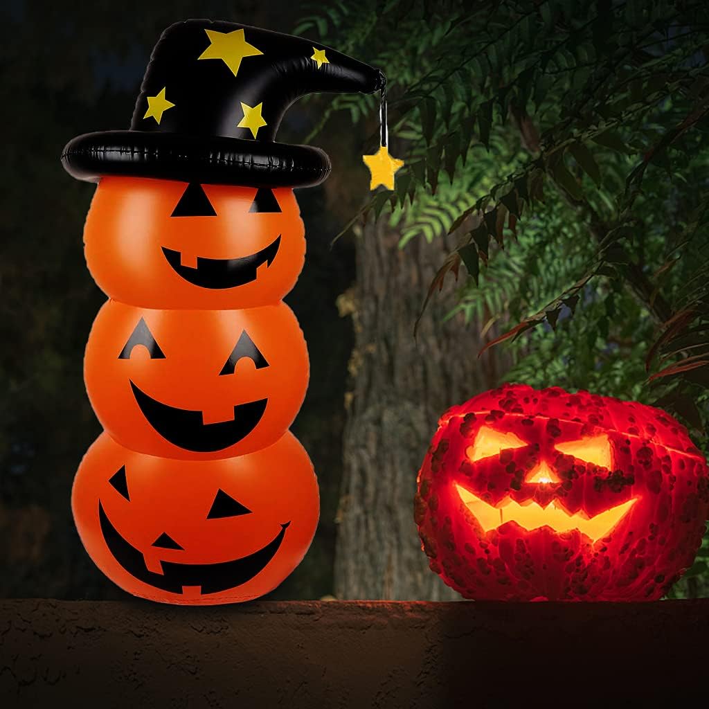 Inflatable Pumpkin Tumbler - Halloween Props, Roly-Poly Decoration - Image 7