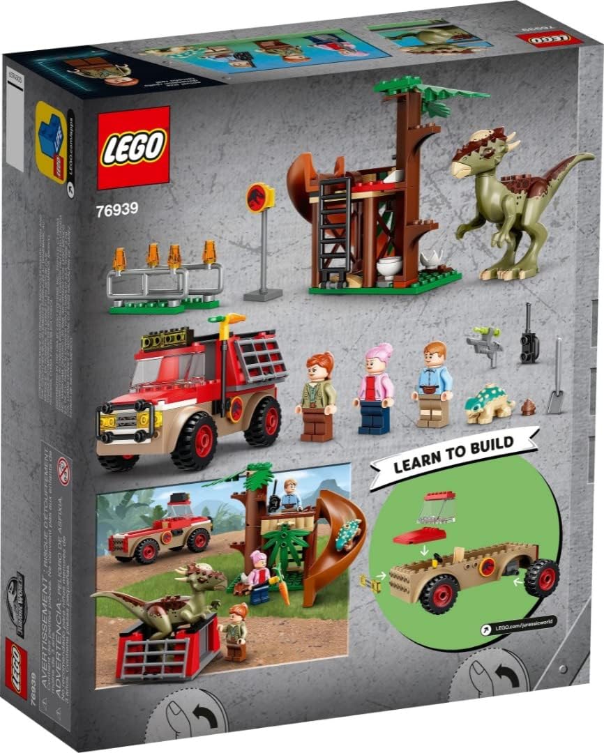 LEGO 76939 Jurassic World Stygimoloch Dinosaur Escape Toy, Starter Set for Preschool Kids Age 4+ with Figures and Tree House - Image 2