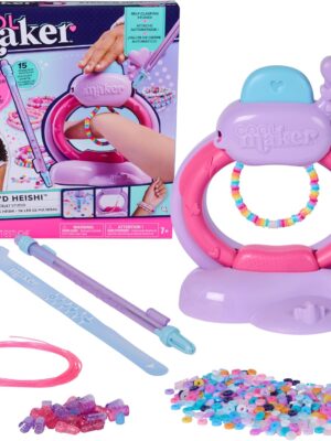 Cool MAKER, Stack’d Heishi Studio Bracelet Making Kit with Easy Beading Pen & Over 1200 Beads for Bracelets, Makes 15, Arts and Crafts Kids Toys for Girls Ages 7 and up