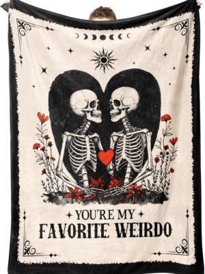 Craftique Gifts for Him Her, Anniversary Blanket for Women Men, I Love You Gifts, Birthday Gifts for Boyfriend Girlfriend, Engagement, Wedding Gift for Couple, Wife, Husband, 60"X50"