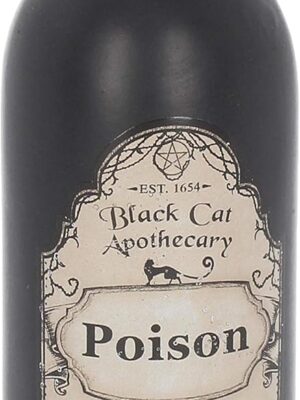 Nemesis Now Poison Potion Bottle 20cm Black